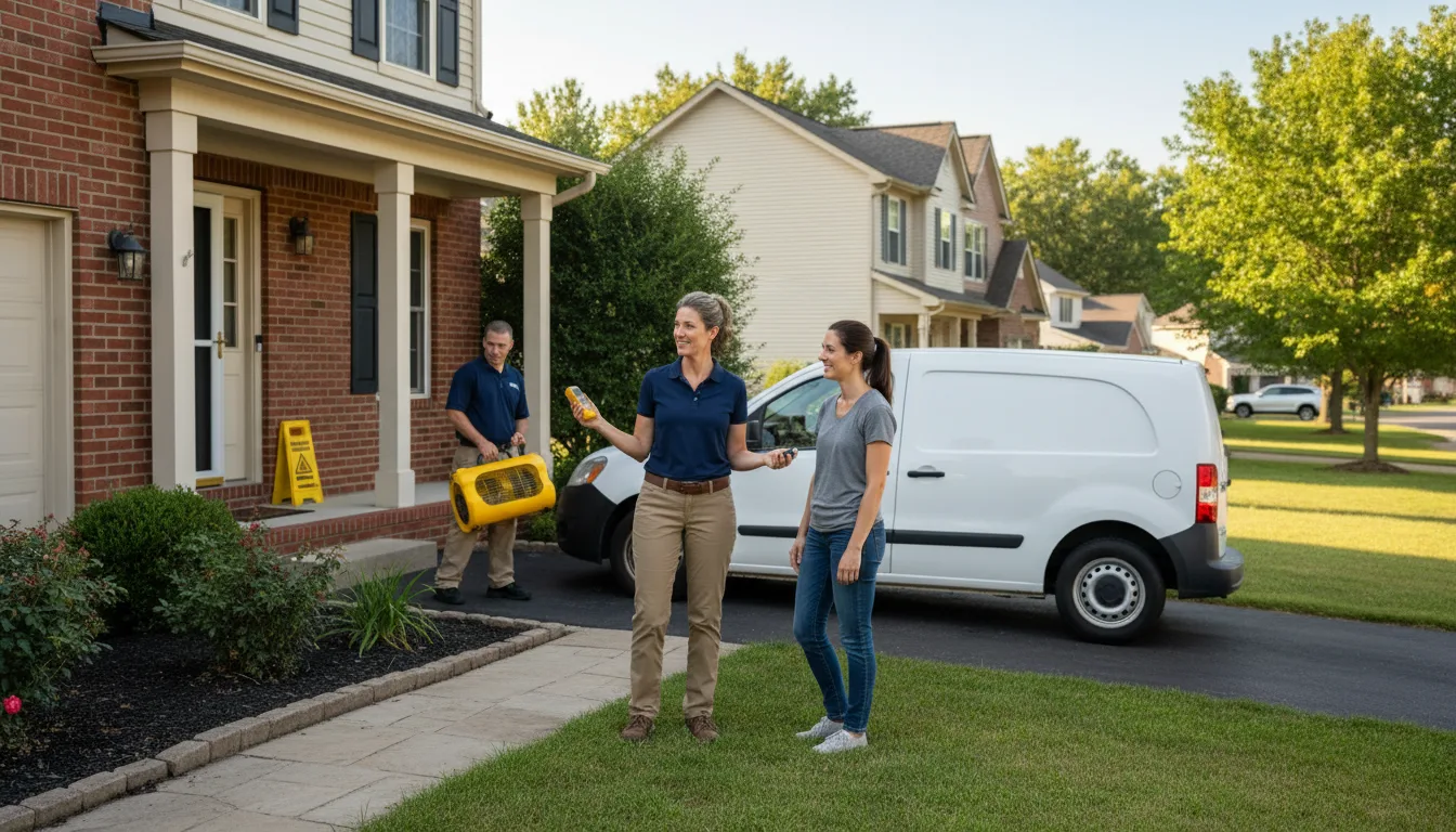 Water restoration image for Flood Water Cleanup, Removal And Restoration Services in Footville, WI